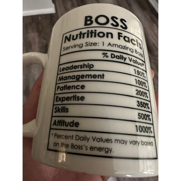 Boss Mug Perfect Office Gift | Coworker Mug | Mom Mug | Dad Mug| Boss nutrition - Picture 4 of 6